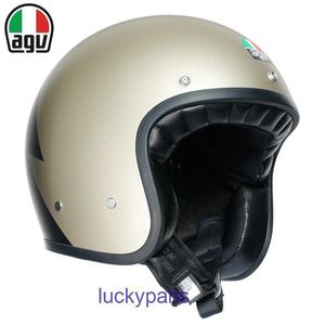 Half AGV X70 motorhelm herfst 4 3 geklede kroonprins Harley XE5E