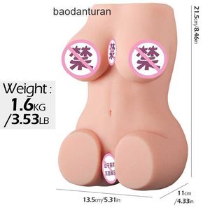 Half lichaam sekspop Huanse mens big ass omgekeerde schimmel beroemde masturbator vliegtuigen cup volwassen producten volledige siliconen half pop 134N