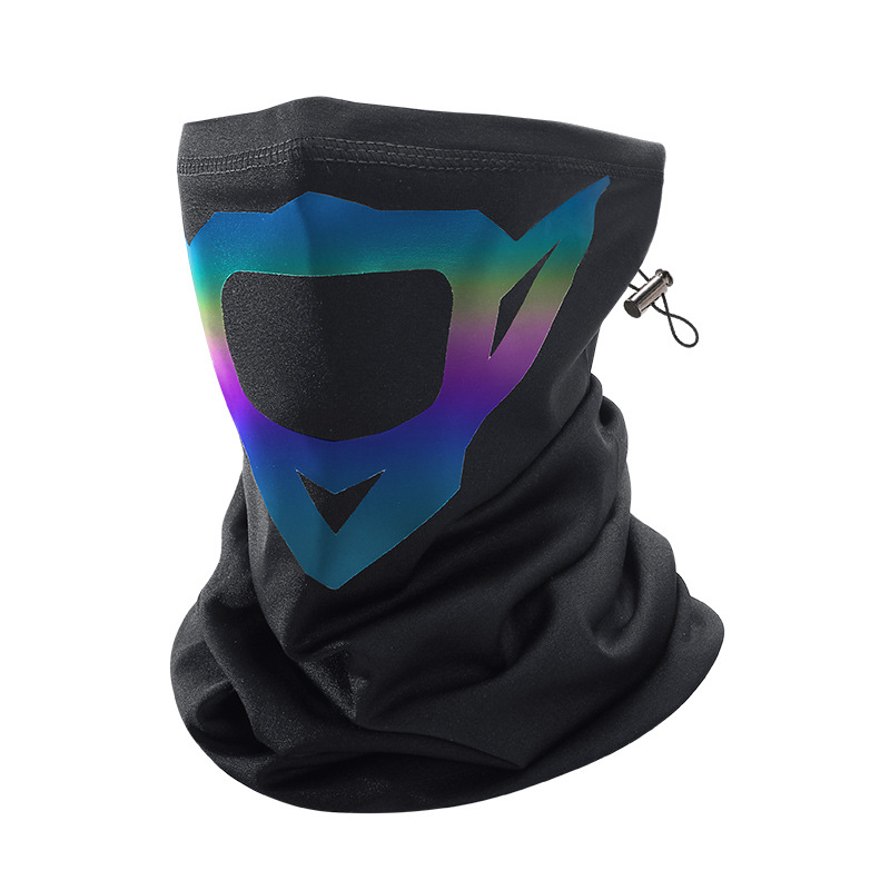 Half Face Mask Winter Warm Headscarf för män och kvinnor utomhus ridning med sammet vindtät reflekterande och kallt skyddande öronhals