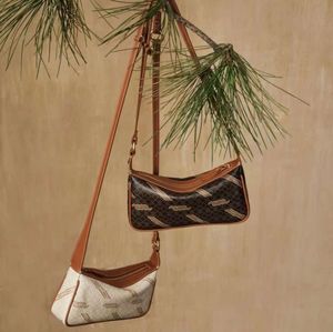 Half Moon lederen tas clutch handtas crossbody DAMES ontwerper Songmont Luna onderarm luxe hobo schouder