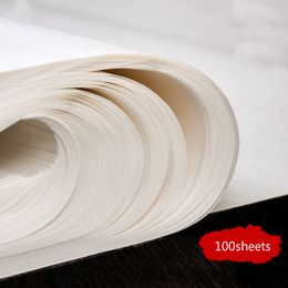Papier Xuan à moitié mûr épaississant du papier de riz mûr papel arroz chinois calligraphie dessin méticuleux