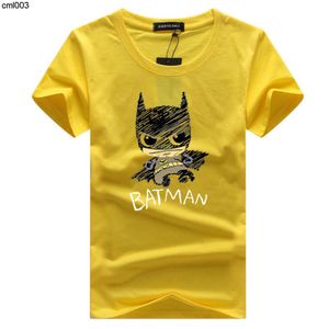 Nieuwe grote korte T-shirt met halve mouwen Heren Top Bat Small C74q