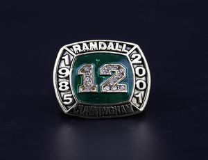 Hall of Fame Randall Cunningham #12 SHIP Ring van het Amerikaanse voetbalteam met houten box set souvenir fan mannen cadeau 20201930577