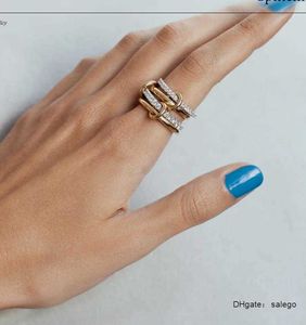 Halley Gemini Spinelli Kilcollin anneaux marque designer Nouveau dans les bijoux de luxe en or et en argent sterling Hydra lié anneau