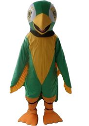 Costume de mascotte de perroquet d'Halloween, personnage de dessin animé, personnage de carnaval, robe unisexe pour adulte, robe de soirée fantaisie de noël