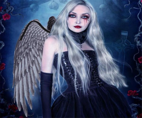 Ailes d'ange 3D pour Halloween, fête à thème Mardi Gras, ailes de Cosplay pour enfants et adultes, grandes ailes noires, Costume du diable 4766357