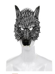 Máscara de lobo 3D de Halloween Máscaras de fiesta Cosplay Máscara de lobo de terror Accesorios de decoración para fiesta de Halloween GC14129773774