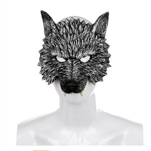 Masque de loup 3D pour Halloween, masques de fête, Masque de loup d'horreur, accessoires de décoration pour fête d'halloween, GC1412215F