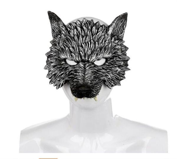 Halloween 3D Masque de loup masques de fête Cosplay horreur Masque de loup Halloween fête décoration accessoires GC14126575197