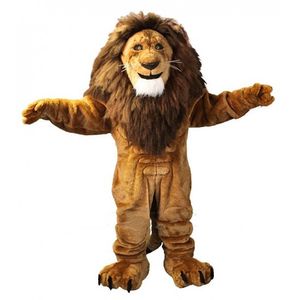 Costume de mascotte de Lion adulte d'Halloween, Costume d'Halloween, Costumes pour événements sur scène à grande échelle, meilleure qualité