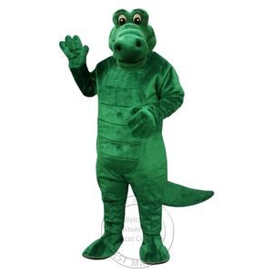 Halloween volwassen grootte Albert Alligator mascotte kostuum voor partij stripfiguur mascotte verkoop gratis verzending ondersteuning maatwerk