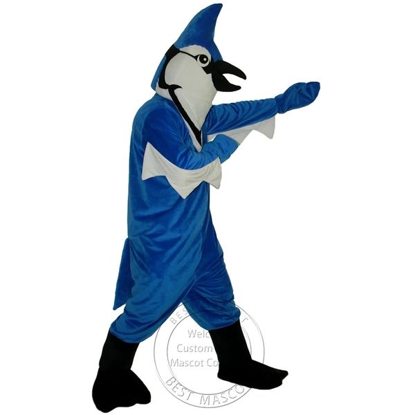 Costume de mascotte d'oiseau bleu, taille adulte, Halloween, pour fête, personnage de dessin animé, vente, livraison gratuite, personnalisation du support