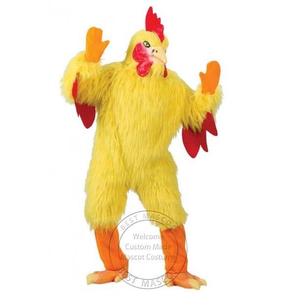 Disfraz de mascota de pollo divertido de tamaño adulto de Halloween para fiesta Personaje de dibujos animados Venta de mascota envío gratis soporte de personalización