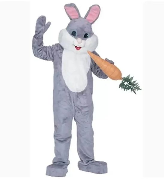 Halloween Adults Size Rabbit Mascot Costumes Christmas Fancy Farty Robe Cartoon Characon Teset Suit Carnival Pâques Publicité Thème
