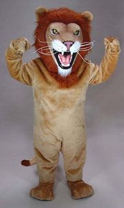 Halloween African Lion Mascot Costumes Cartoon Mascot Apparel Performance Carnival Adult Grootte Promotionele advertentiekleding