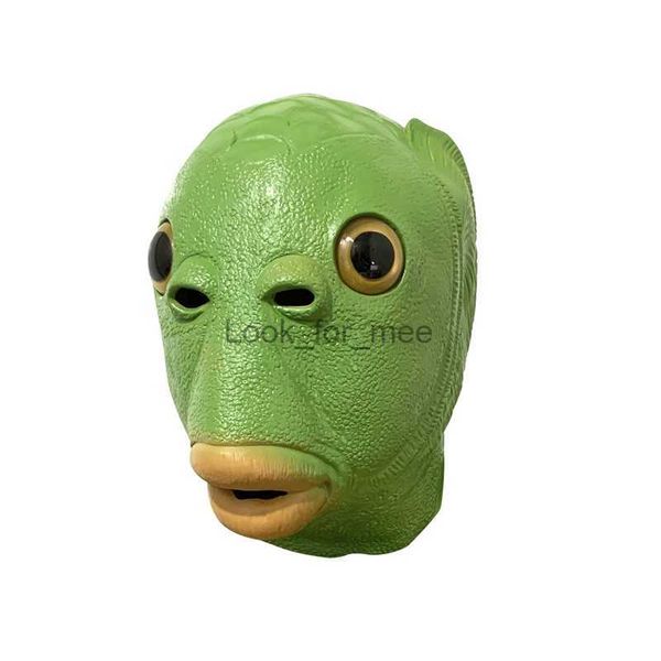 Halloween Animal Mask Fund Toy Fish Fish Head Rubber Party Party Monster Headgear SAFE SAFE NON-TOXIC FACE COVER PERFORMANCE HKD230810