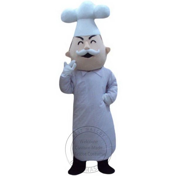 Disfraz de mascota cocinero panadero de Halloween personaje temático de Anime de dibujos animados disfraces de fiesta de Carnaval de Navidad traje para adultos