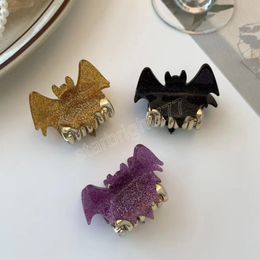 Halloween Bat Claw Clip Legering Haarclip Hoofddeksels Haaraccessoires voor Vrouwen Meisjes Festival Feestartikelen