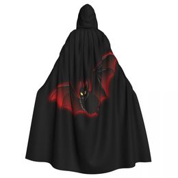 Halloween Bat encapuchado Cloak Party Halloween Cosplay Mujeres Hombres Adultos Adultos Long Witchcraft Boatel Hood