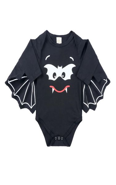 Halloween Bat Wig Rober pour bébé garçon des vêtements de fille Vampirina Nouveau-né imprimez mon premier anniversaire leotard petit enfant drôle de combinaison Bod9309971