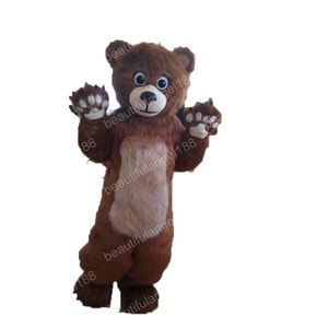 Costume de personnage de mascotte d'ours d'Halloween