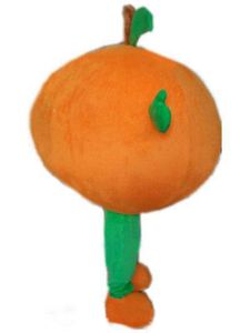 Costume de mascotte orange pour bébé Halloween, fruit de mandarine de haute qualité, personnage de dessin animé, personnage de thème animé, costumes fantaisie de fête de carnaval de Noël