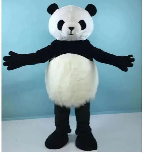 Halloween gros panda mascotte Costumes personnage de dessin animé tenue costume noël fête en plein air tenue taille adulte publicité promotionnelle vêtements