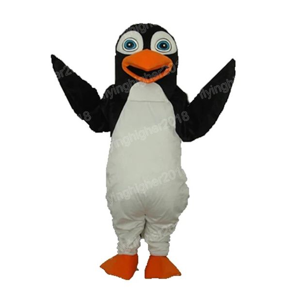 Disfraz de mascota de pingüino negro de Halloween Tamaño adulto Dibujos animados Anime tema personaje Carnaval Vestido unisex Vestido de fiesta de fantasía de Navidad