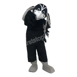 Halloween Black Sports Eagle Mascot Costume simulation Cartoon Anime thème personnage Adultes Taille Noël Publicité Extérieure Outfit Costume Pour Hommes Femmes