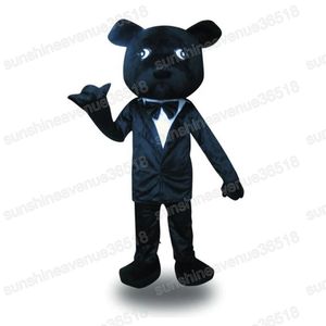 Halloween Black Suit hondenmascotte Kostuumsimulatie Diersthema Karakter Carnaval volwassen maat Kerst verjaardagsfeestje jurk