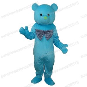 Disfraz de mascota de oso azul de Halloween Tema animal Carnaval Disfraces para hombres Mujeres Unisex Adultos Traje Fursuit Vestido de fiesta de cumpleaños de Navidad
