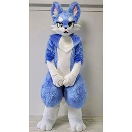 Halloween Blue Cat Mascot Costume Event Promotionele Props Fancy Costume Customization Fursuit Character Costumes
