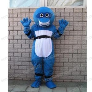 Halloween Blue Turtle Mascot Costume Simulation Personnalisation du thème animal Carnival Adults Birthday Party Fancy tenue