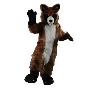 Halloween Brown Bear Dog Mascot Costumes Cartoon de haute qualité