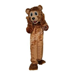 Costume de mascotte d'ours de puissance brun d'Halloween personnalisez le personnage de thème d'anime de bande dessinée taille adulte fête d'anniversaire de Noël tenue extérieure