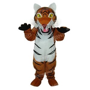 Halloween brun tigre mascotte Costume Simulation dessin animé personnage tenue Costume carnaval adultes fête d'anniversaire tenue fantaisie pour hommes femmes