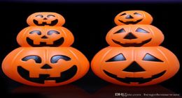 Halloween Candy Bucket Pumpkin Light Holiday Pumpkin Plastic Lantern Halloween Bucket Party décor Kids Hallowmas Props Bucket BH25158288