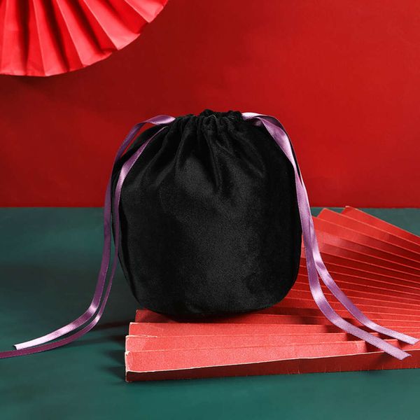 Bolsa de calabaza para regalo de fiesta de dulces de Halloween con cuerda, cesta para trucos o golosinas, bolsa de almacenamiento para galletas, decoración festiva F019