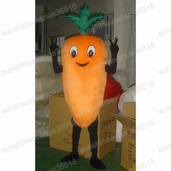 Halloween Carrot Mascot Costume Animal Thème Personnage