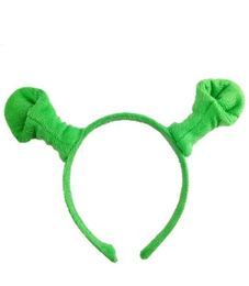 Halloween Children Adult Show Hair Hoop Shrek Hairpin Ears Band Band Cercle Cercle Party Costume Article Masquerade Party Supplies 300PC7675426