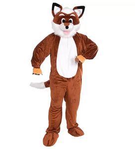 Halloween Kerstmis Pasen Mens Fox Mascotte Grote Evenementen Performancecostum Full Body Props Costumes Unisex Volwassenen