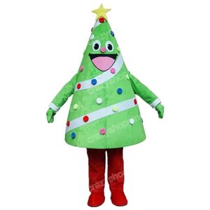Costume de mascotte d'arbre de Noël d'Halloween, tenue de personnage d'animal de dessin animé, taille adulte, fête de carnaval de noël, tenue d'extérieur, costumes publicitaires