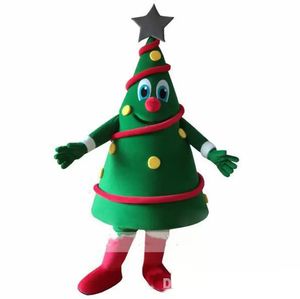 Costume de mascotte d'arbre de Noël d'Halloween de haute qualité Plante de bande dessinée Personnage de thème Anime Costumes de carnaval de Noël Adultes Taille Fête d'anniversaire Tenue de plein air