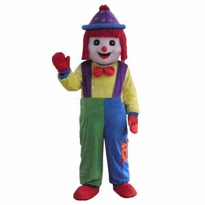 Halloween Clown Mascotte Kostuum Hoge Kwaliteit Cartoon Pluche Anime Thema Karakter Volwassen maat Kerst Carnaval Verjaardagsfeestje Fancy Outfit