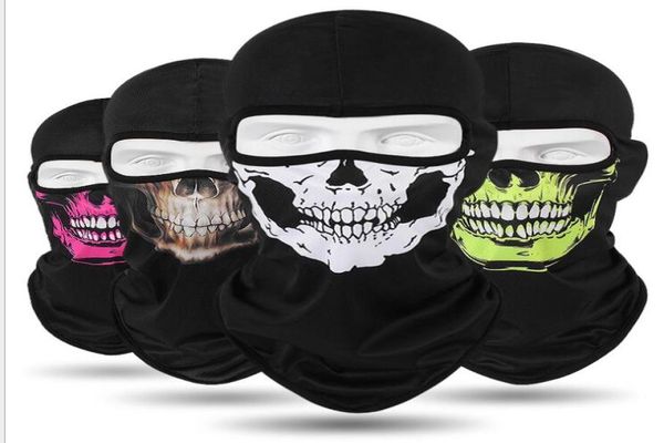 Halloween Cosplay Bicycle Ski Skull Paintball Masque Full Face Camo Masks Ghost Scarf Bandana Warmer Party Bandband Magic Turban Bal1200787