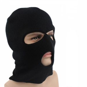 Halloween Cosplay Full Face Mask Thema kostuum piraten dief gangsters hoed cover winter gebreide balaclava cap voor mannen dames 3-holes ontwerp