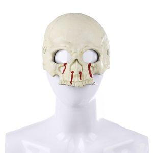 Disfraz de Halloween Máscara de fiesta de terror para adultos Mascarada Mujeres Hombres Máscaras de calavera en 4 colores Masque HN16005