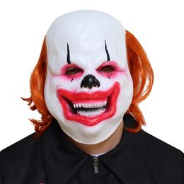 Halloween -kostuum Joker Cosplay Mask Mask Horror Masquerade Party Ball Masks For Men Women HM1101