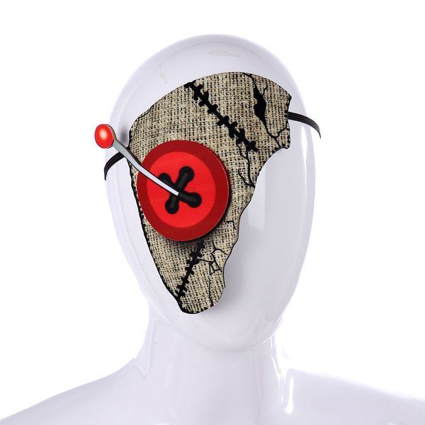 Disfraz de Halloween Máscara Steampunk Mardi Gras Máscaras de un ojo Accesorios de mascarada para hombres adultos Mujeres DS19002