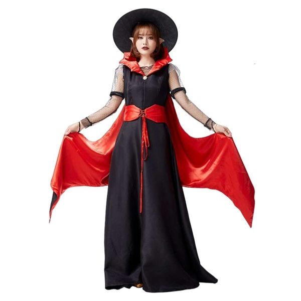 Costume d'Halloween pour femmes, Costume de Cosplay de styliste, robe de reine, Costume de Vampire chauve-souris, Costume de diable pour Bar de nuit